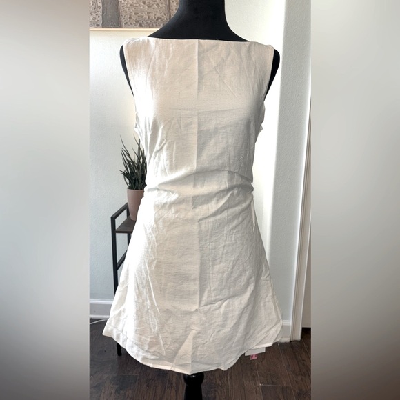 Cider Dresses & Skirts - Cider Cream Sleeveless Mini Dress